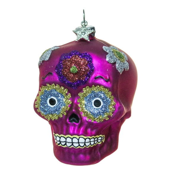 2.5 Inch Day of the Dead Sugar Skull Christmas/Everyday Ornament