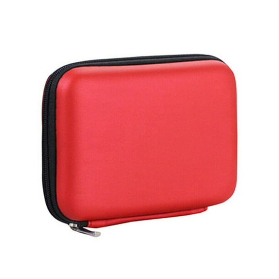 2.5 Inch Hard Drive Case Carrying Case Travel Case Hard Drive Storage Bag USB Flash Drive Organizer Case for Two 2.5 inch WD Western My Passport Seagate Samsung