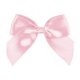 thumbnail image 1 of 2.5 Inch Polyester Waist Bow, Decorative Tape Bow for Gift Wrapping and Craft Projects, 1PC (Light Pink), 1 of 5