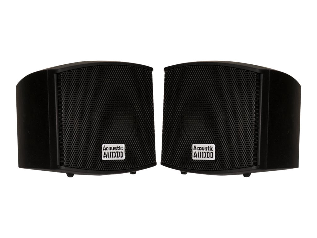 2.5 Inch Polypropylene Full Range Woofer Speakers - Black - PAIR