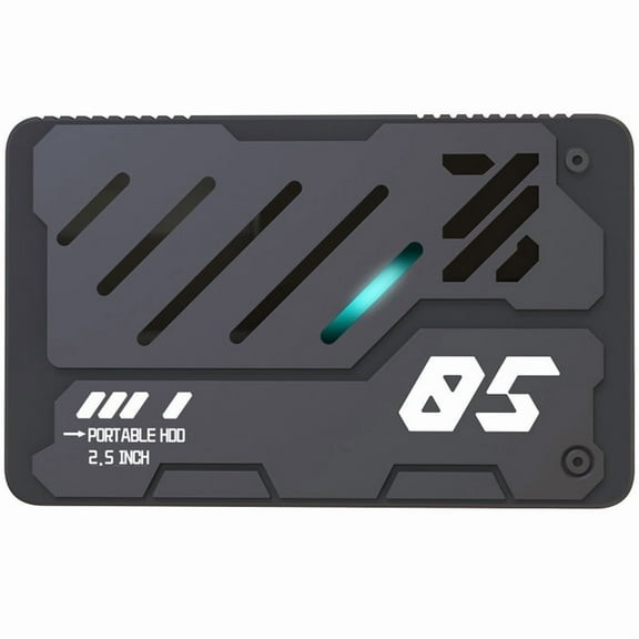 2.5-Inch Portable External Type-C HDD RGB Portable Type-C 2.5Inch Hard Drive Expansion Storage Disk for PC Laptop 1TB