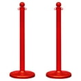 thumbnail image 1 of 2.5 Inch Red Medium Duty Stanchion (2 Pk), 1 of 9