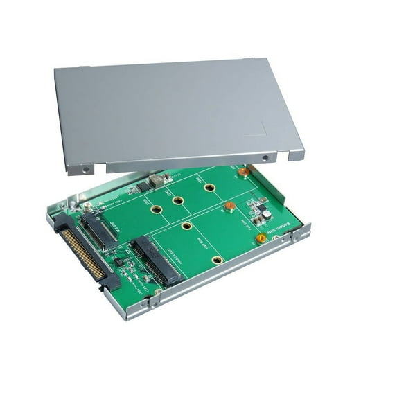2.5 Inch SATA Express to M.2 (M-key) and mSATA Adapter