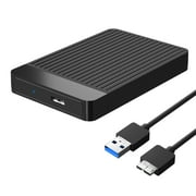 2.5-Inch Sata USB 3.0 Type C Tool-Free External Hard Drive Enclosure for SSD