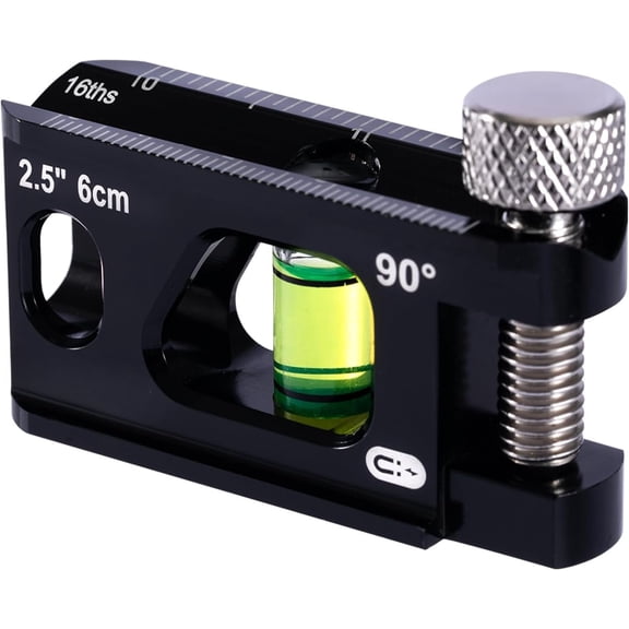 2.5 Inch  Torpedo Level with V- &  Rails,  Alloy Pocket Bubble Level for Pipes, Conduits, and Metalworking