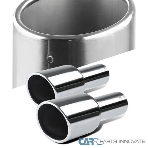 2.5 Inlet 4 in. Outlet A Style Chrome Universal Muffler Tip