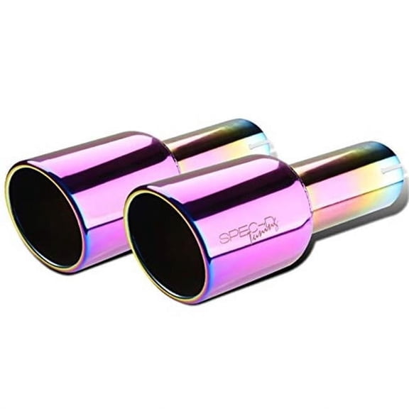 2.5 Inlet 4 in. Outlet A Style Purple Universal Muffler Tip