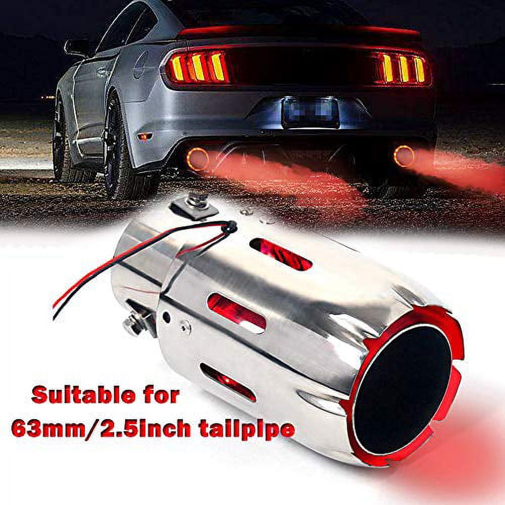 Free Shipping! 2.5'' Inlet Exhaust Tips Stainless Steel
