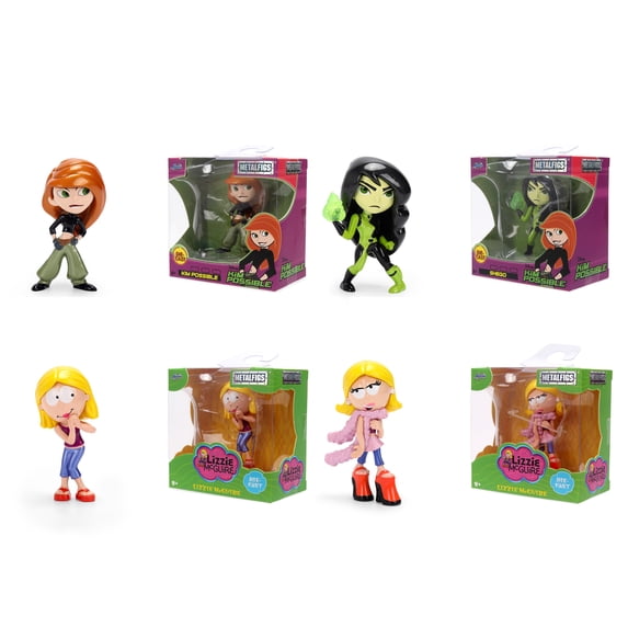 Disney Channel Metalfigs Die-Cast Figure 2.5” Single pack – Kim Possible & Lizzie McGuire (One Piece, Styles May Vary)