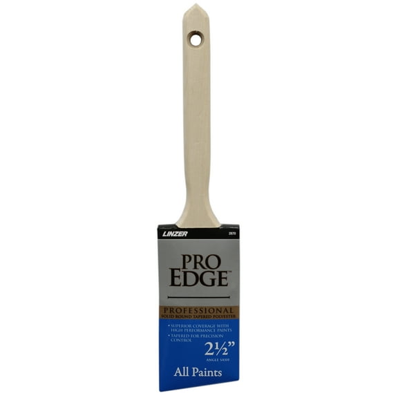 2.5" Linzer Pro Edge Polyester Blend Angle Sash Household Paint Brush