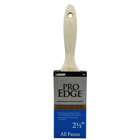 2.5" Linzer Pro Edge Polyester Blend Flat Cut Household Paint Brush
