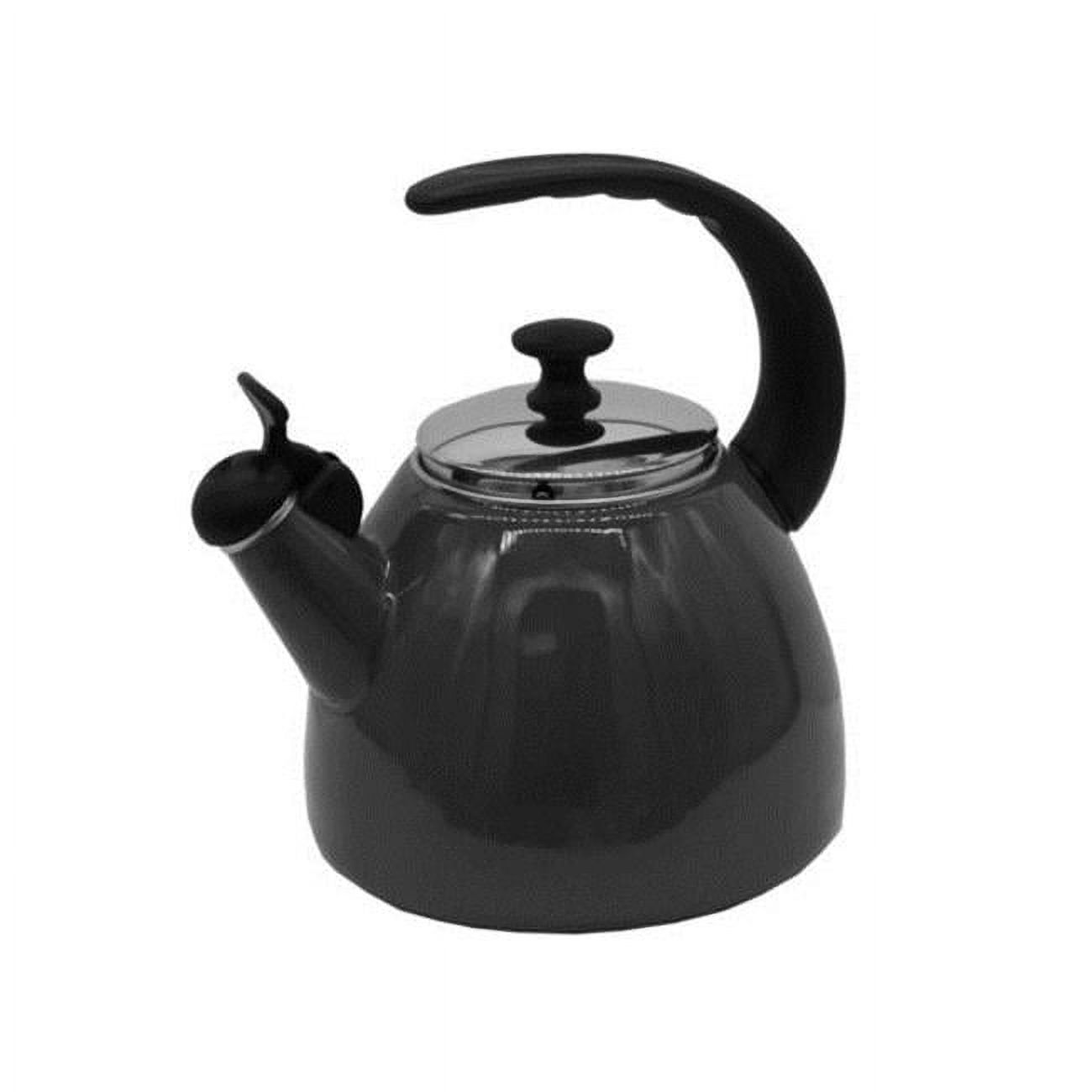 2.5 Litre Black Whistling Tea Kettle, Pack of 6