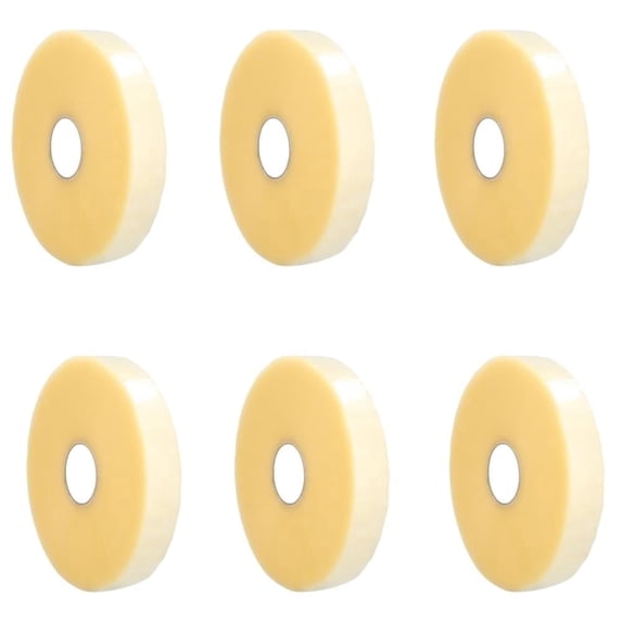 SSBM 1.88 Inch x 1000 Yards (3000 Feet) Clear Acrylic Machine Length Tape, Shipping, 2.5 Mil Thick, Pack of 6 Rolls