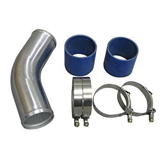 2.5" OD Aluminum 120 Degree Pipe + Hose + 2 T-Clamps