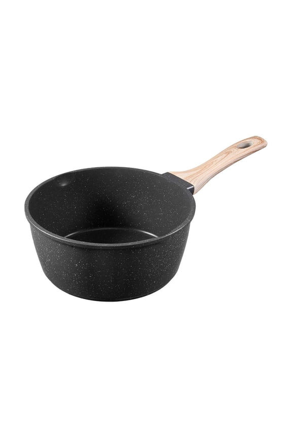 2.5 QT Nonstick Saucepan with Lid, Small Sauce Pot, Induction Compatible