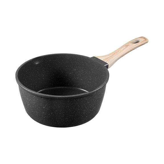 2.5 QT Nonstick Saucepan with Lid, Small Sauce Pot, Induction Compatible