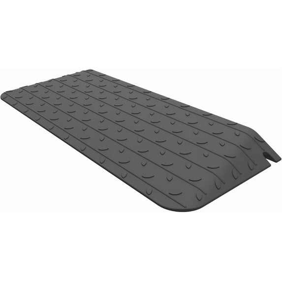2.5" Rise Height Rubber Threshold Ramp,ramps for wheelchairs for Home,Portable Wheelchair ramp,Handicap ramp,Threshold ramps for doorways for Scooters (43"x 16" x 2.5")