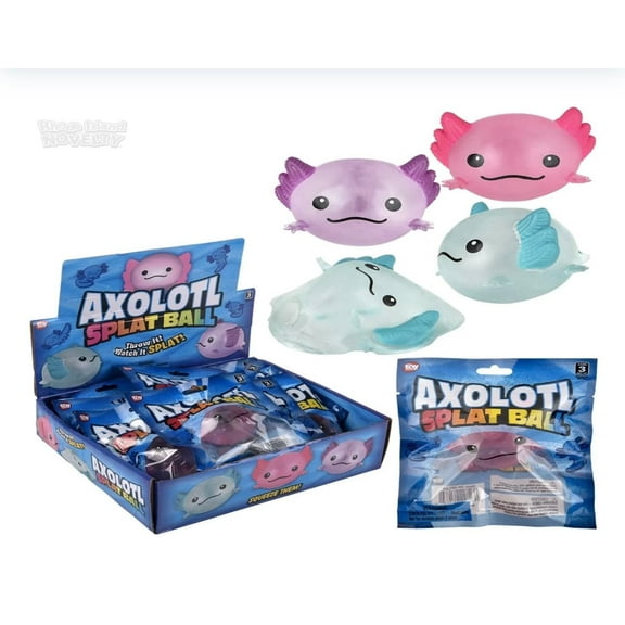 2.5" Splat Axolotl - 1 Random Color Per Order