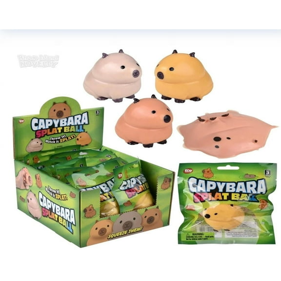 2.5" Splat Capybara - 1 Random Color Per Order