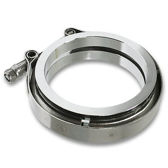 2.5" Stainless Steel V-Band Clamp & CNC Flange Kit