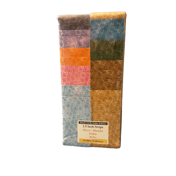 2.5" Strips - Assorted Blender/Tonal Strips - 20 Pcs