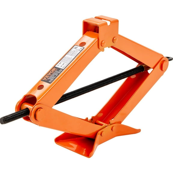 2.5 Ton 5512 Lbs Scissor Car Jack with Ratcheting Handle L Wrench 3.7 to 17.1 Inch Lifting Range Portable Tire Jack for Cars Trucks Sedans MPVs