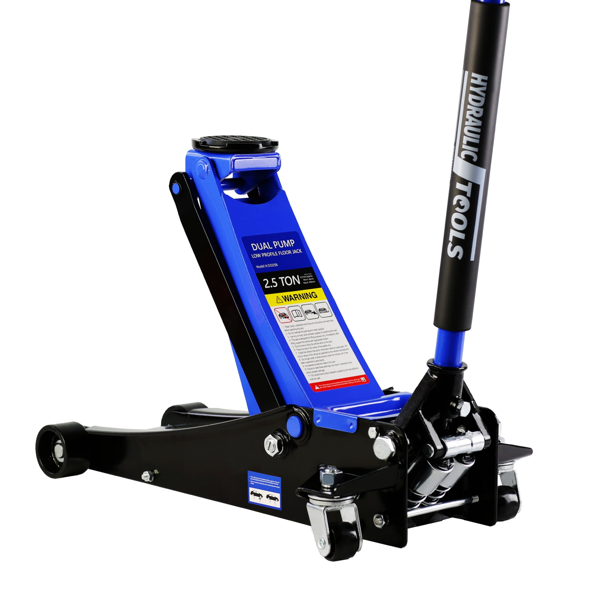 2.5 Ton Low Profile Floor Jack,Steel Racing Floor Jack with Dual PistonsQuick Lift Pump,Hydraulic floor jack