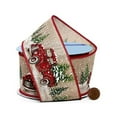 thumbnail image 1 of 2.5" Wide Vintage Truck and Snow on Wired Fabric Ribbon - 10 Yards (56114107), 1 of 1