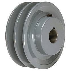 2.5" X 1" Double Groove AK Fixed Bore Pulley # 2AK25X1
