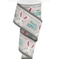 thumbnail image 1 of 2.5" X 10Yd Peeking Bunny Royal/Gingham Edge Wired Ribbon, 1 of 1