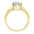 thumbnail image 1 of 2.5 ct Marquise Cut Natural Swiss Blue Topaz Solitaire Engagement Ring for Women in 18K Yellow Gold, 1 of 2