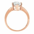 thumbnail image 1 of 2.5 ct Marquise Cut White Sapphire Solitaire Engagement Ring for Women in 18K Rose Gold, 1 of 2