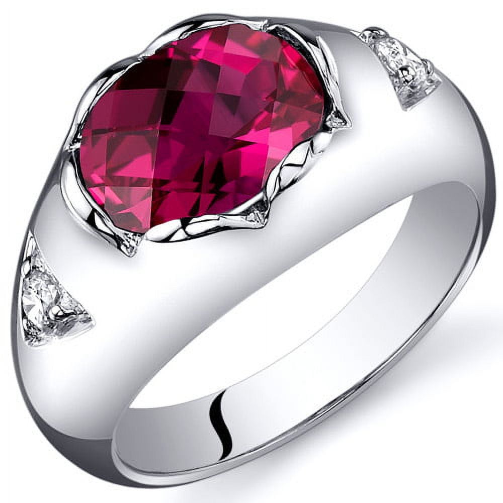 3 Carat IGI Certified Oval Shape Lab Grown Diamond Engagement Ring | 14K  White Gold | Synthia Three Stone Lab Diamond Ring | FG-VS1-VS2 Quality  Friendly Diamonds - Walmart.com