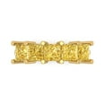 thumbnail image 1 of 2.5 ctw Wedding Band for Women - 18K Yellow Gold Natural Citrine Stackable Eternity Ring, 1 of 6