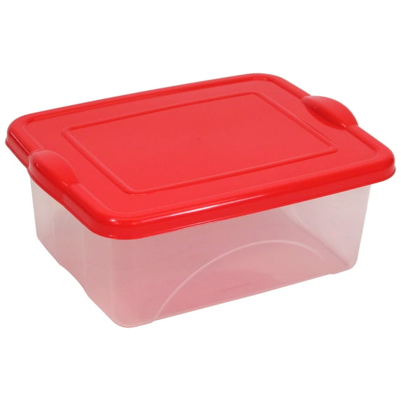 2.5 gallon Clearview Storage with Color Snap-On Lid