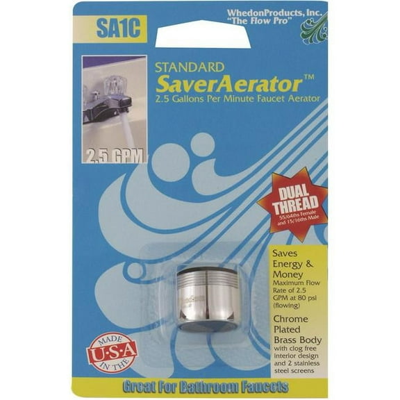 2.5 gpm Faucet Aerator Dual Thread