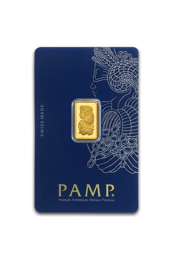 2.5 gram Gold PAMP Lady Fortuna VERISCAN Bar w/ Assay - Walmart