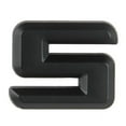 thumbnail image 1 of 2.5 in. Automotive Emblem Number 5, Matte Black, 1 of 1