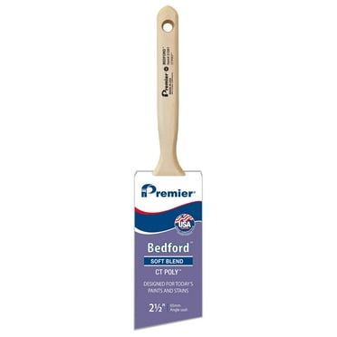 2.5 in. Bedford CT Poly Angle Sash Household Paintbrush, Polyester