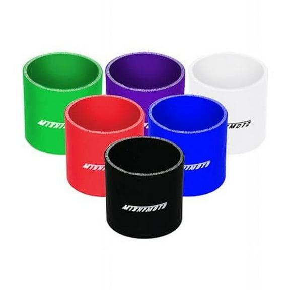 2.5 in. Black Straight Coupler