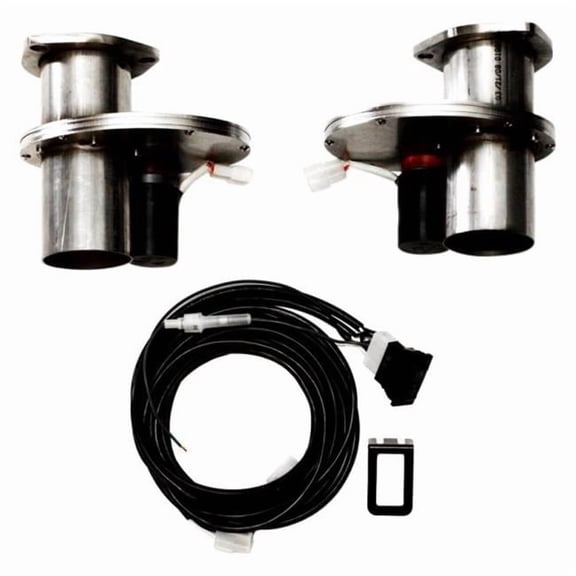 2.5 in. Dia Electric Exhaust Cut-Out, Stainless Steel