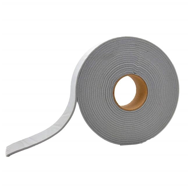 2.5 in. Grey Mylar Backed PVC Foam Cap Tape