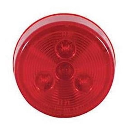 2.5 in. Husky Round LED Clearance & Mark Lite, Red