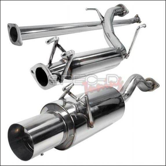 2.5 in. Inlet N1 Style Catback Exhaust System for 06 to 08 Honda Civic, 11 x 14 x 56 in.