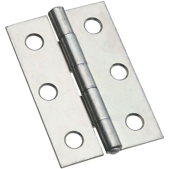 2.5 in. Non-Removable Pin Hinge, Zinc Plated - Pack of 2