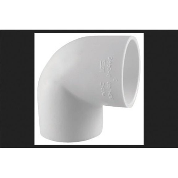 2.5 in. PVC Pipe Elbow Schedule 40 - White