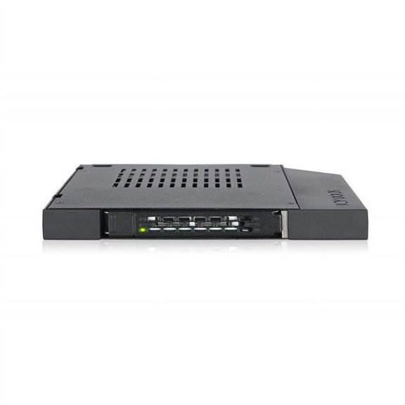 2.5 in. SATA,SAS SSD & HDD Hot-Swap Mobile Rack for 12.7 mm Slim CD & DVD-ROM Optical Bay, Black