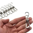 thumbnail image 1 of 2.5 inch 14 Pack Heavy Duty Clothes Pins for Hanging Clothes, Stainless Steel Clothespins for Metal Clothes Clips, Clothes Pegs, 1 of 6