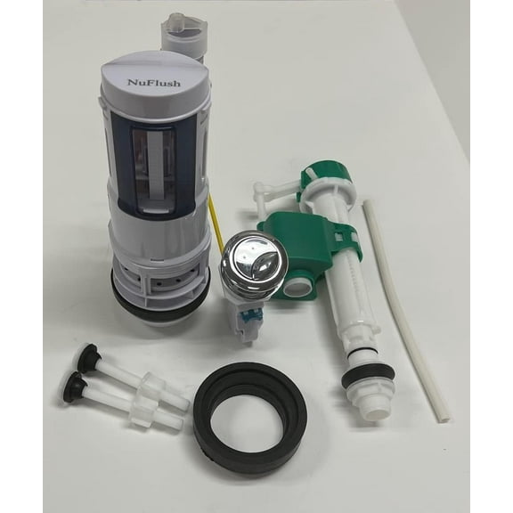 2.5 inch Flush Valve and Tower Fill Valve for 2 Piece Toilets with All Install Parts