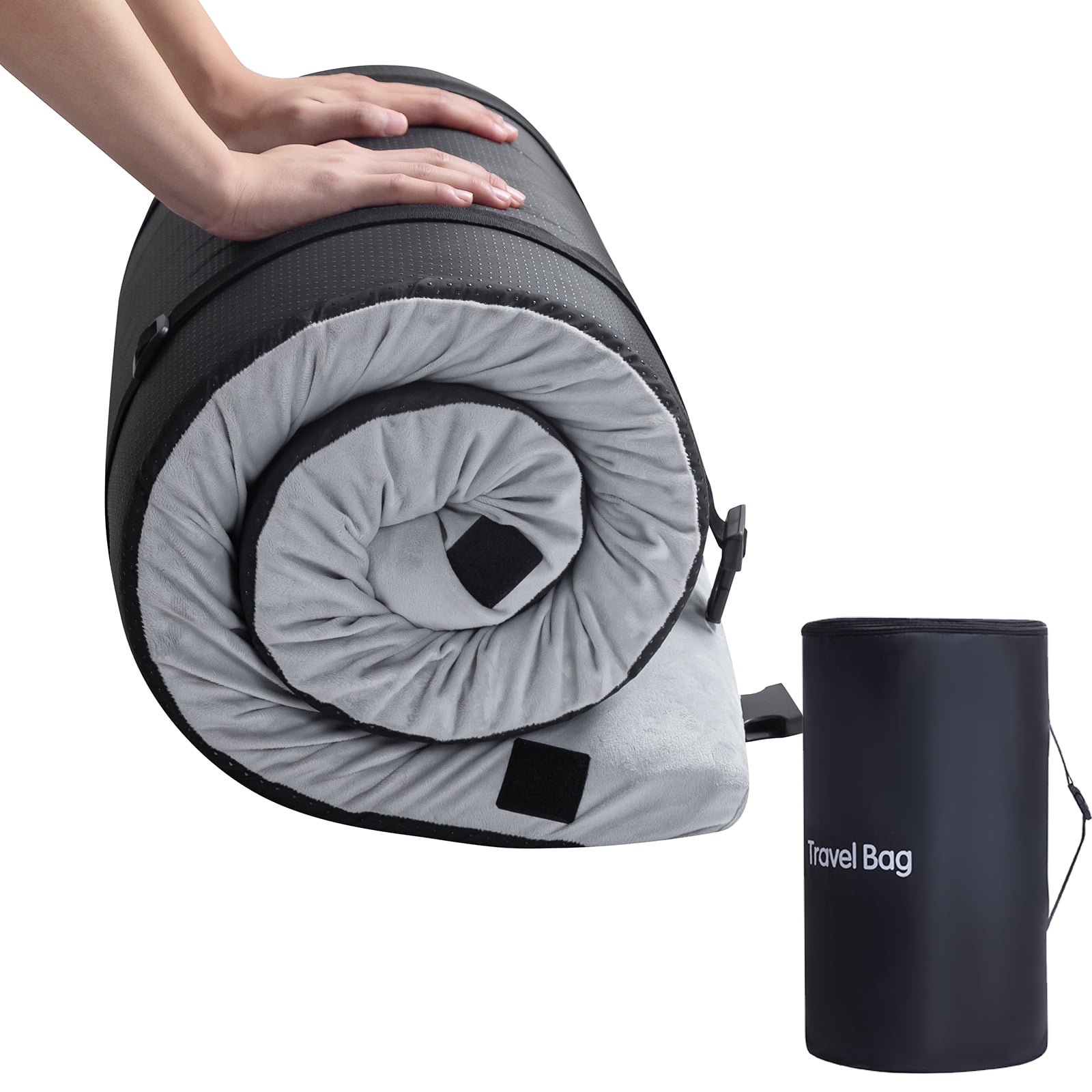 2.5 inch Memory Foam Camping Mattress with Storage Bag for Floor